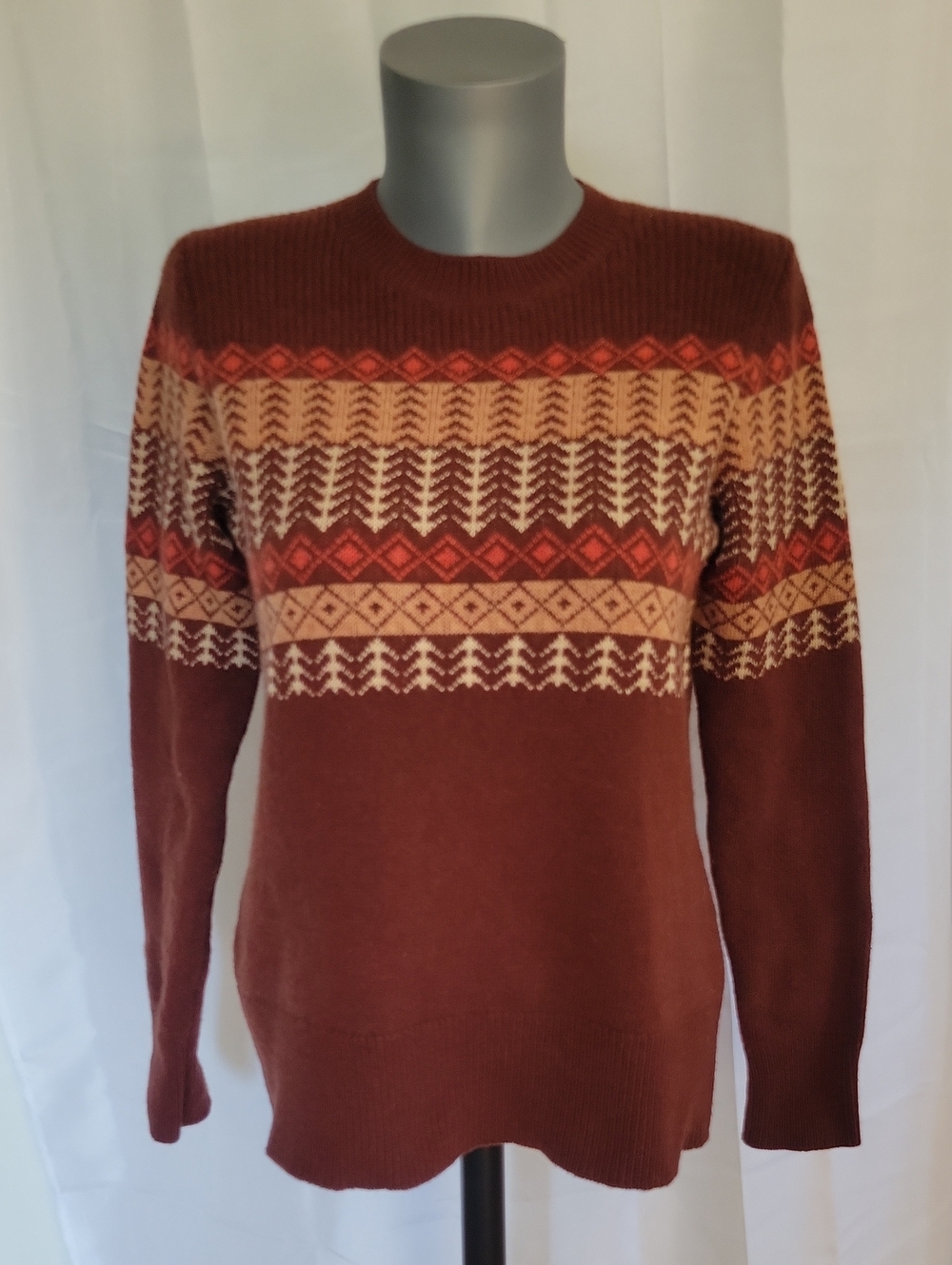 KUHL Nordik Sweater Small Brown Multi